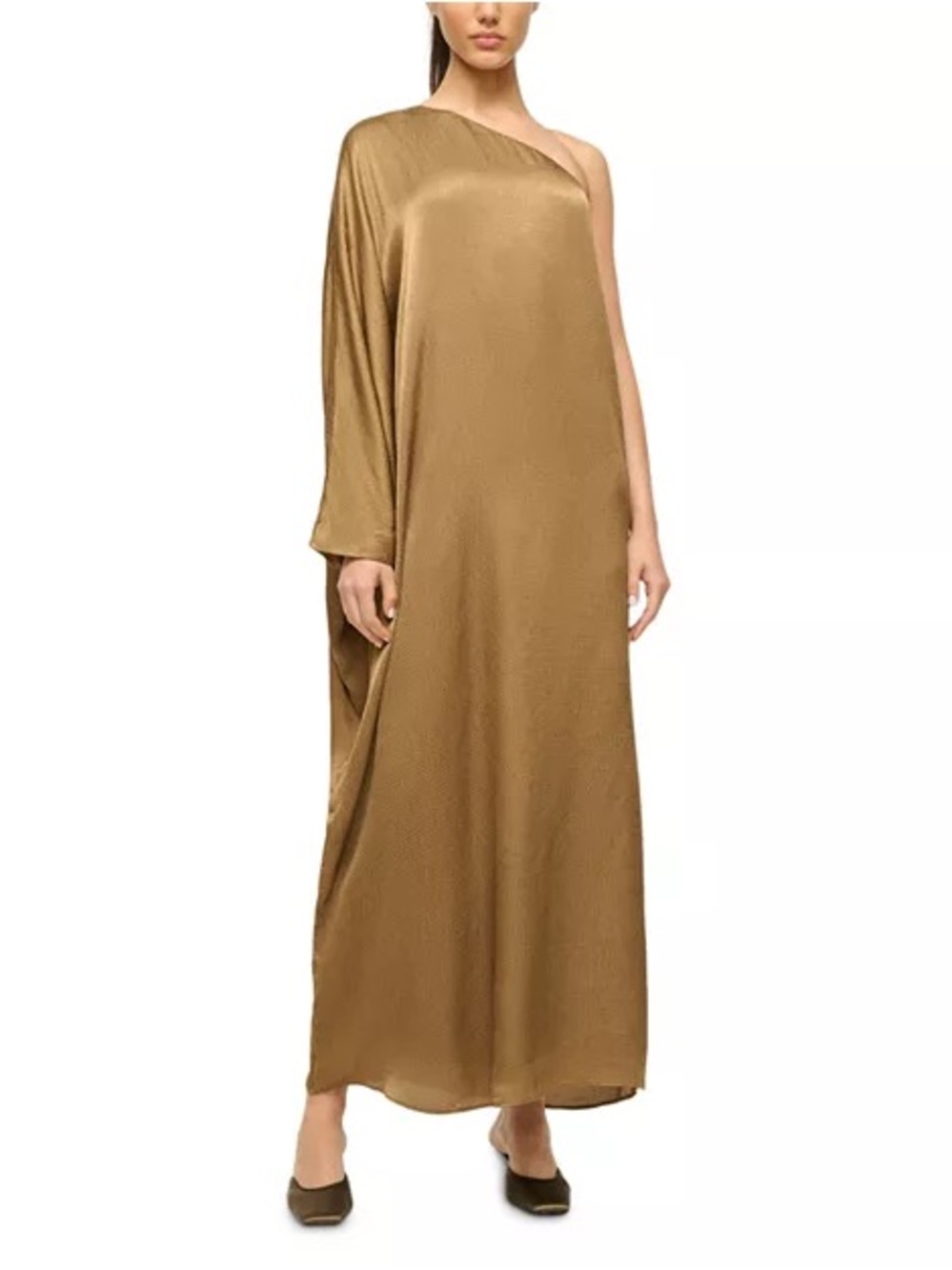 STAUD Sonia Gown in Caramel Bronze